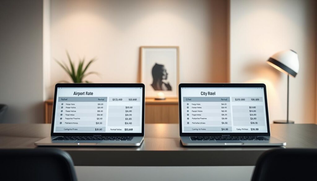 rental pricing comparison